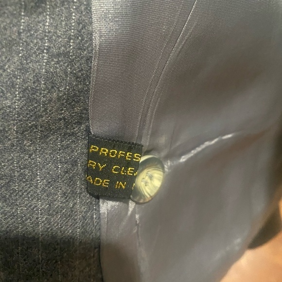 Briarbrook 100% Pure Virgin Wool Gray Blazer -size 8 - Picture 9 of 9